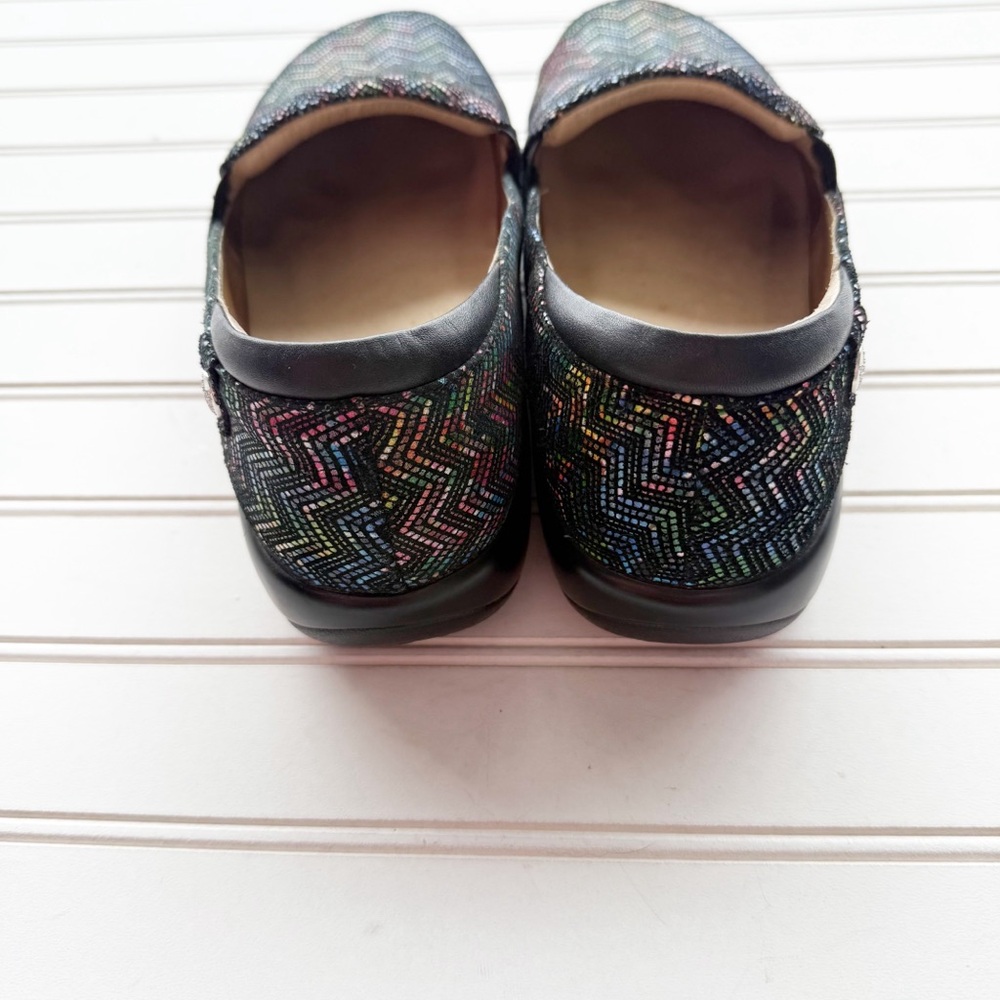 Alegria Size 40 Keli Shoe in Ric Rack Rainbow - Picture 4 of 6
